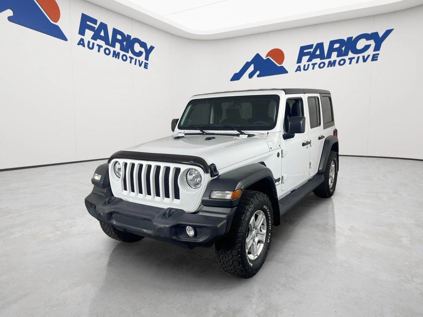 Used 2023 Bright White Clearcoat Jeep Sport S image 2