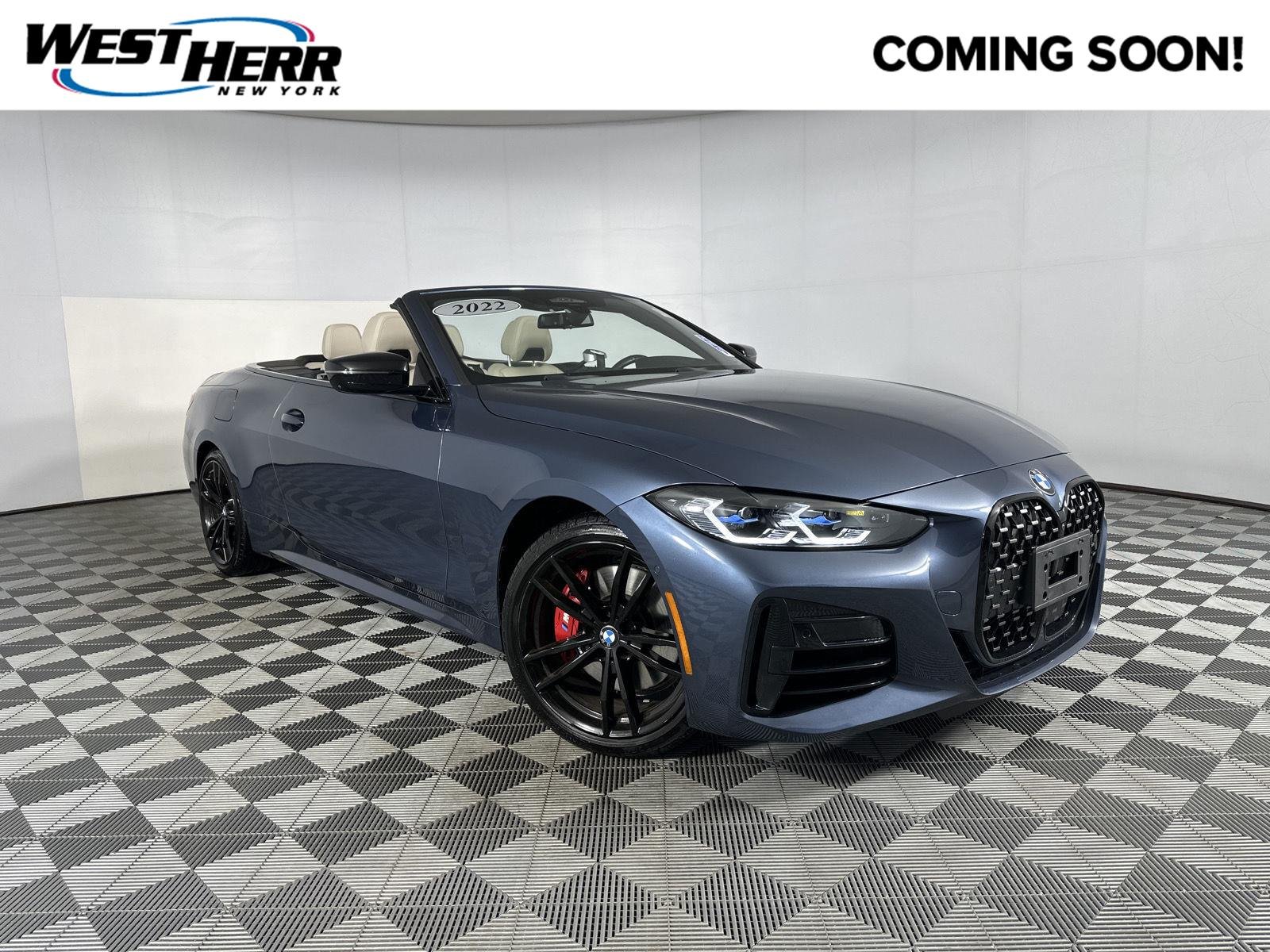 Used 2022 Arctic Race Blue Metallic BMW M440i xDrive image 1