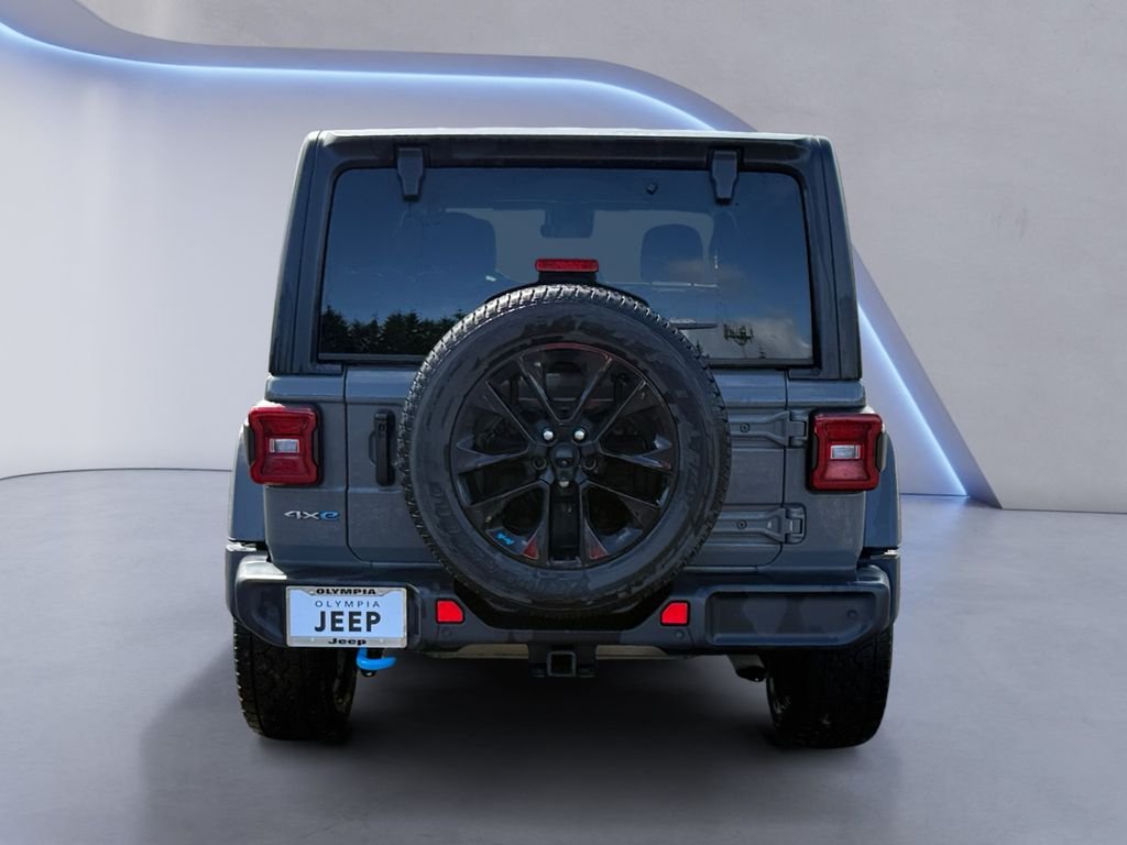 Used 2022 Gray Jeep Unlimited Sahara 4xe image 5