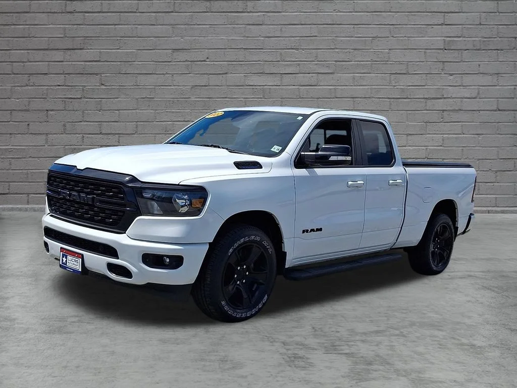 Used 2022 Bright White Clearcoat Ram Big Horn image 6