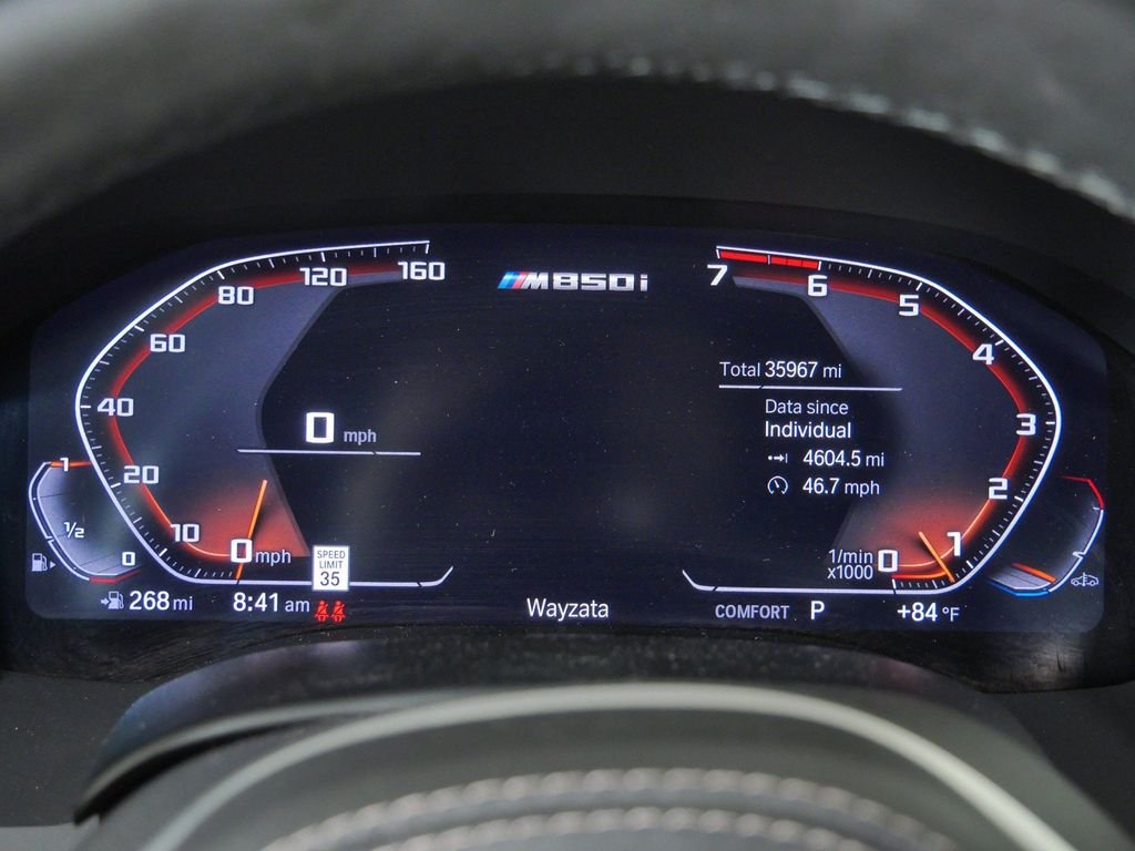 Used 2019 Sunset Orange Metallic BMW M850i xDrive image 51