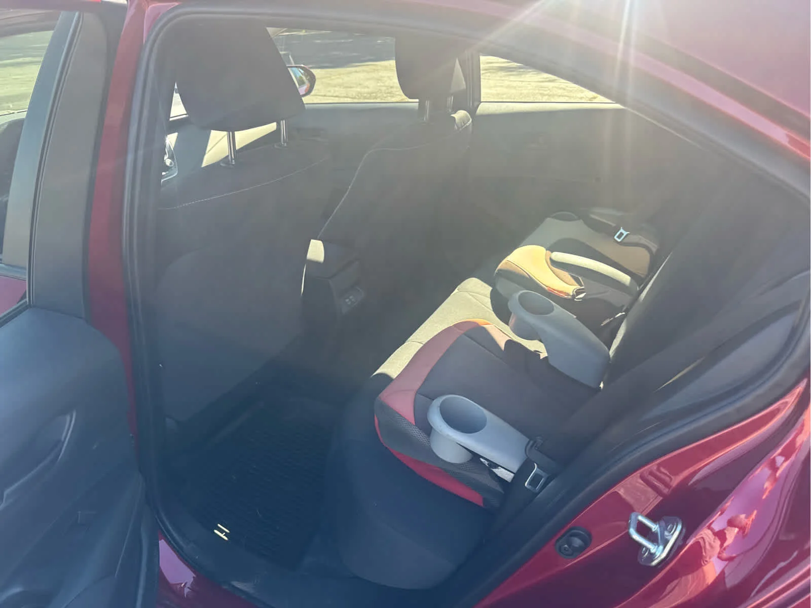 Used 2024 Ruby Flare Pearl Toyota LE image 7
