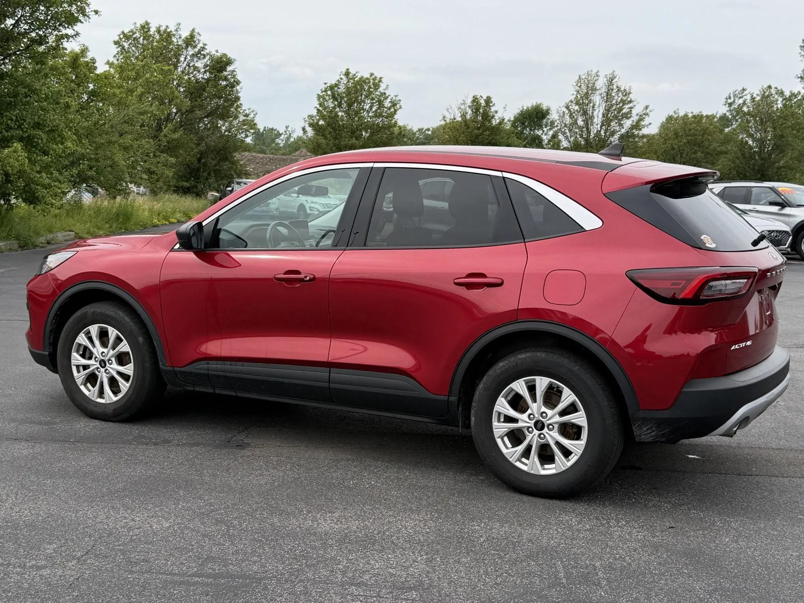 Used 2023 Rapid Red Metallic Tinted Clearcoat Ford Active image 5