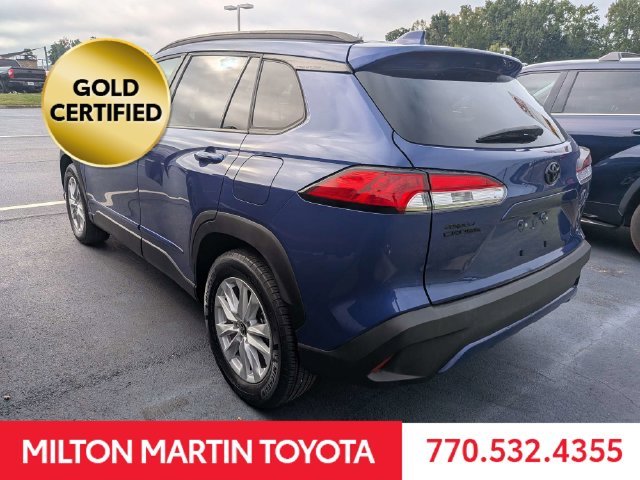 Certified Used 2022 Blue Toyota LE image 5