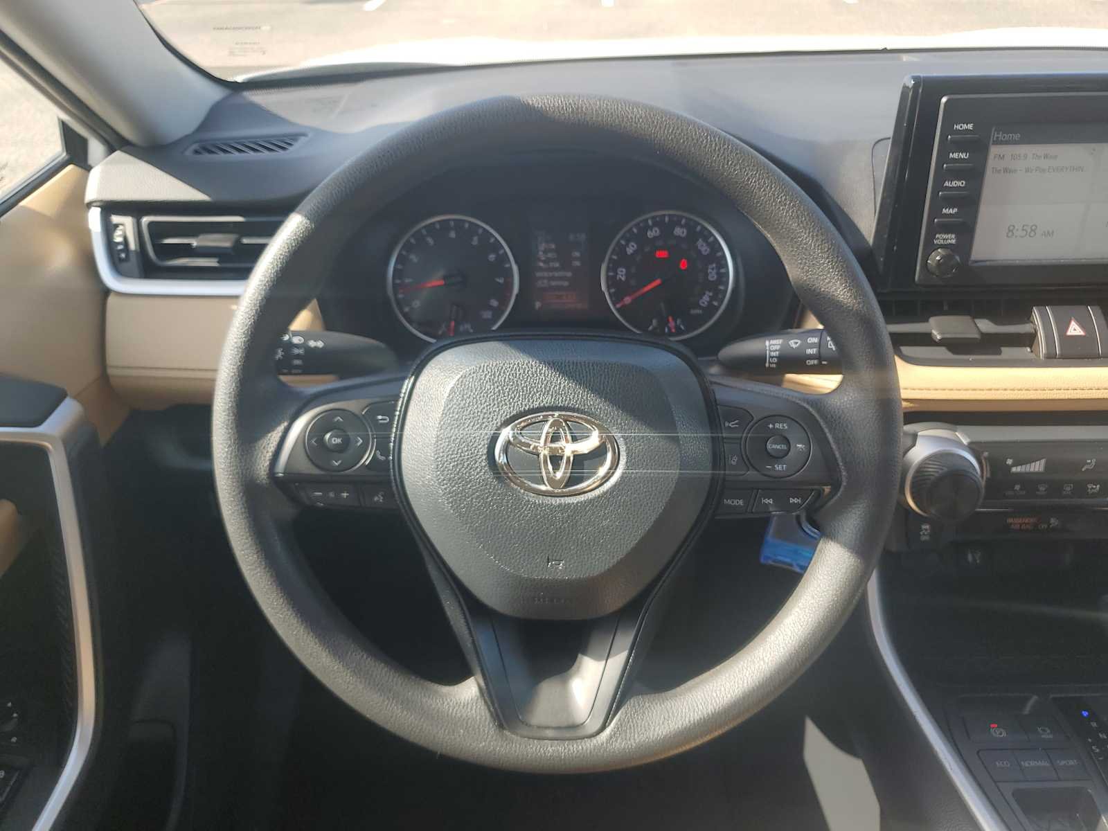 Used 2019 Super White White Toyota LE image 16