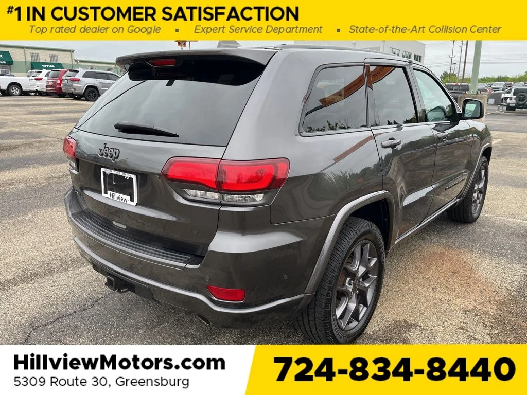 Certified Used 2021 Granite Crystal Metallic Clearcoat Jeep 80th Anniversary Edition image 7