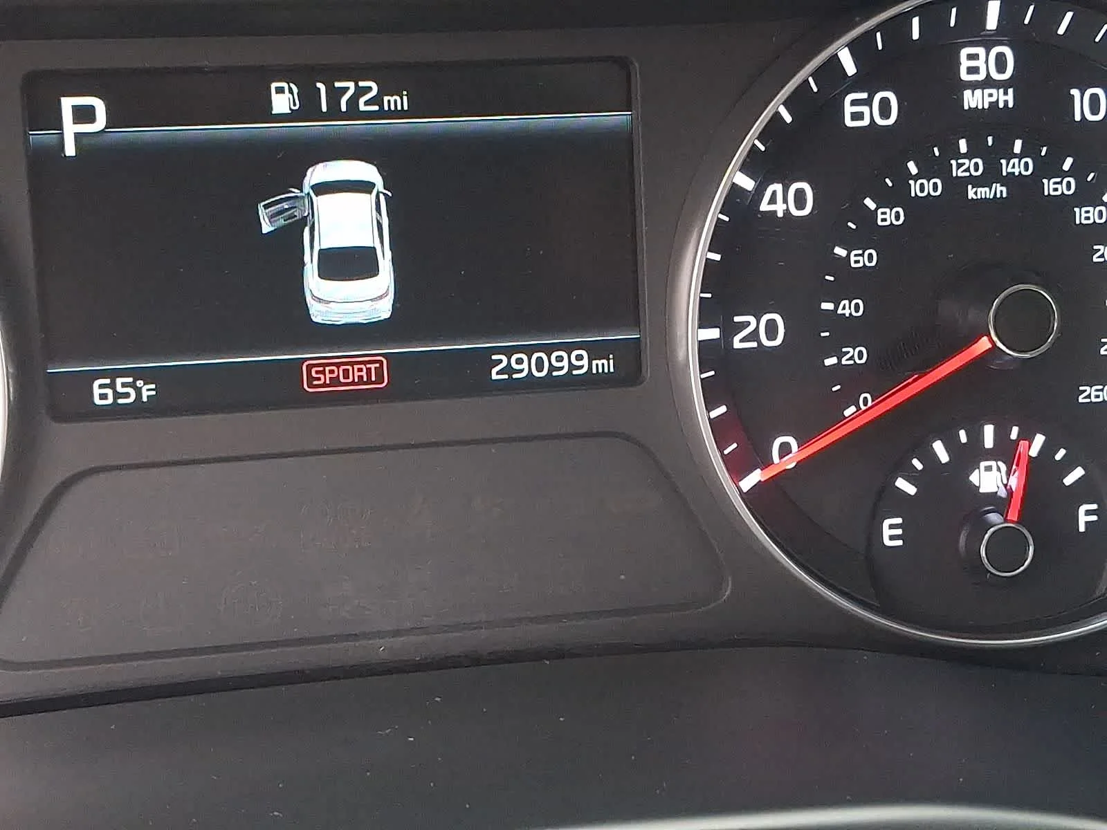 Used 2023 Aurora Black Kia LXS image 20