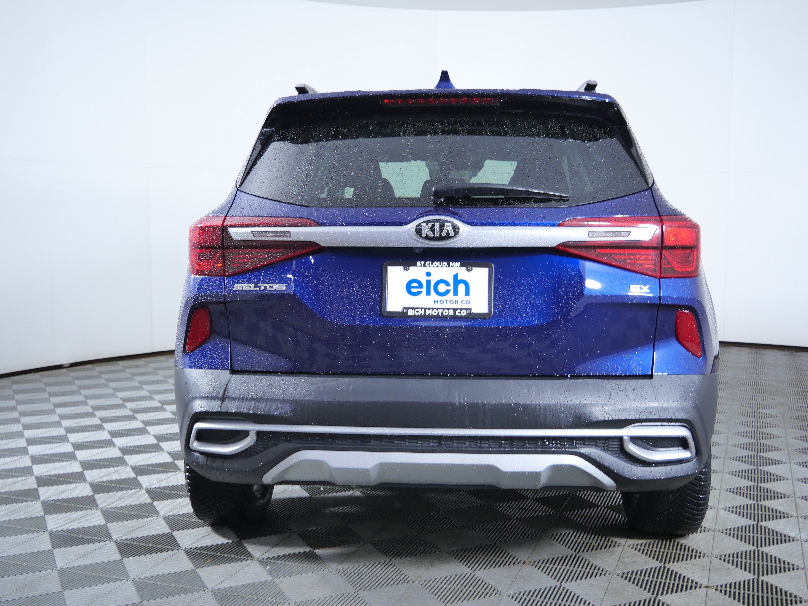 Used 2021 Dark Ocean Blue Kia EX image 6