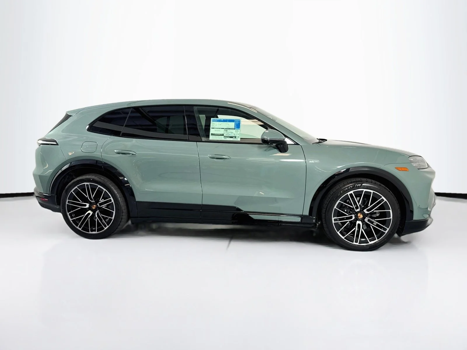 New 2026 Mystic Green Metallic Porsche Electric image 8