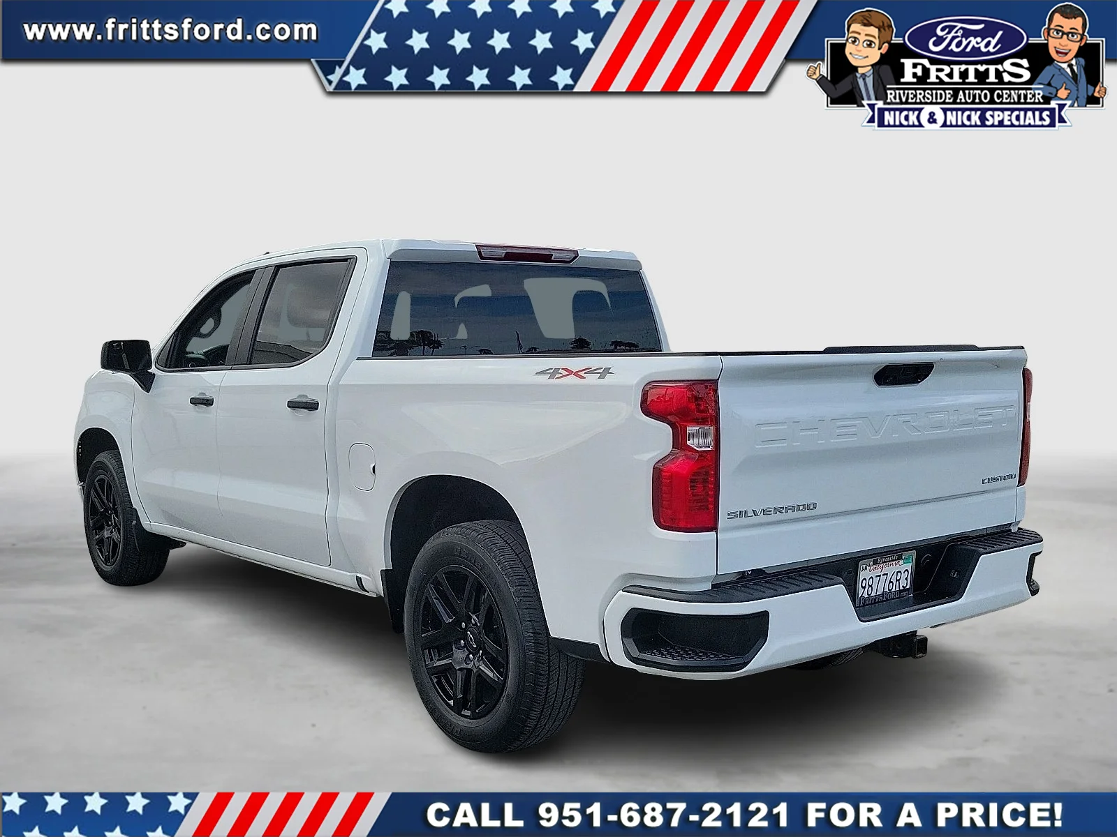 Certified Used 2023 Summit White Chevrolet 4WD Crew Cab Short Bed Custom image 3