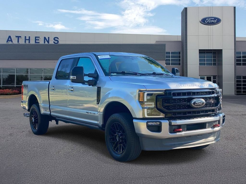 Certified Used 2022 Iconic Silver Metallic Ford Lariat image 1