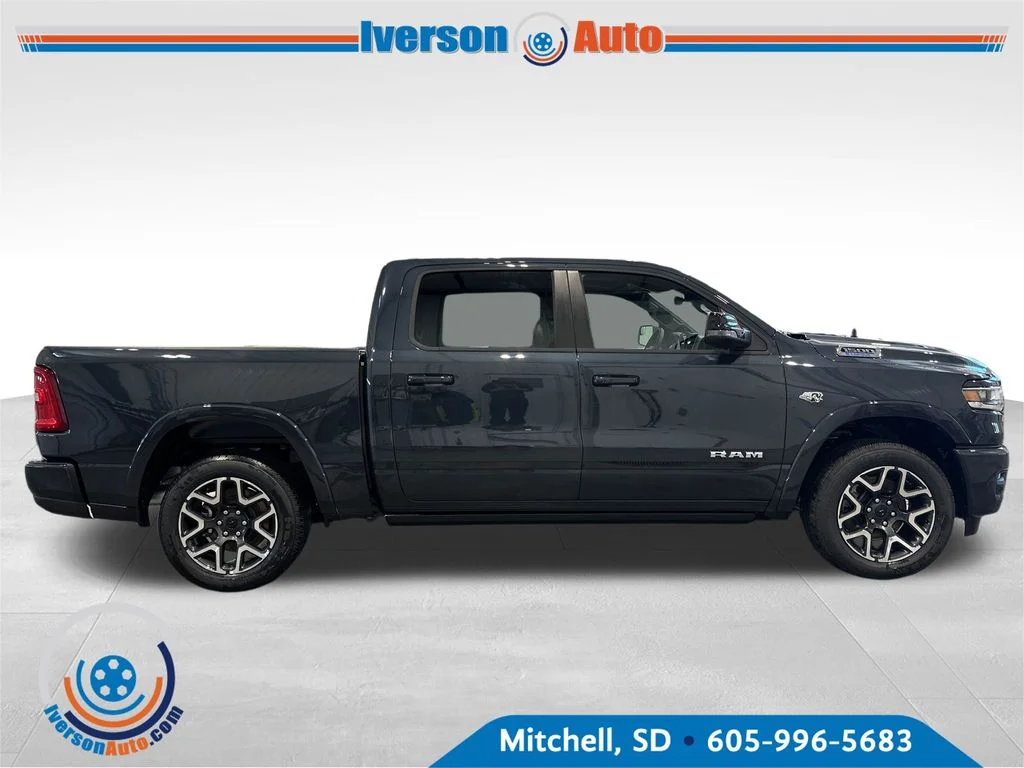 New 2026 Forged Blue Metallic Exterior Paint RAM Laramie image 8