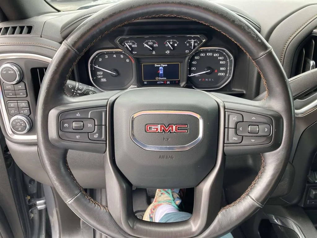 Used 2021 Satin Steel Metallic GMC AT4 image 26