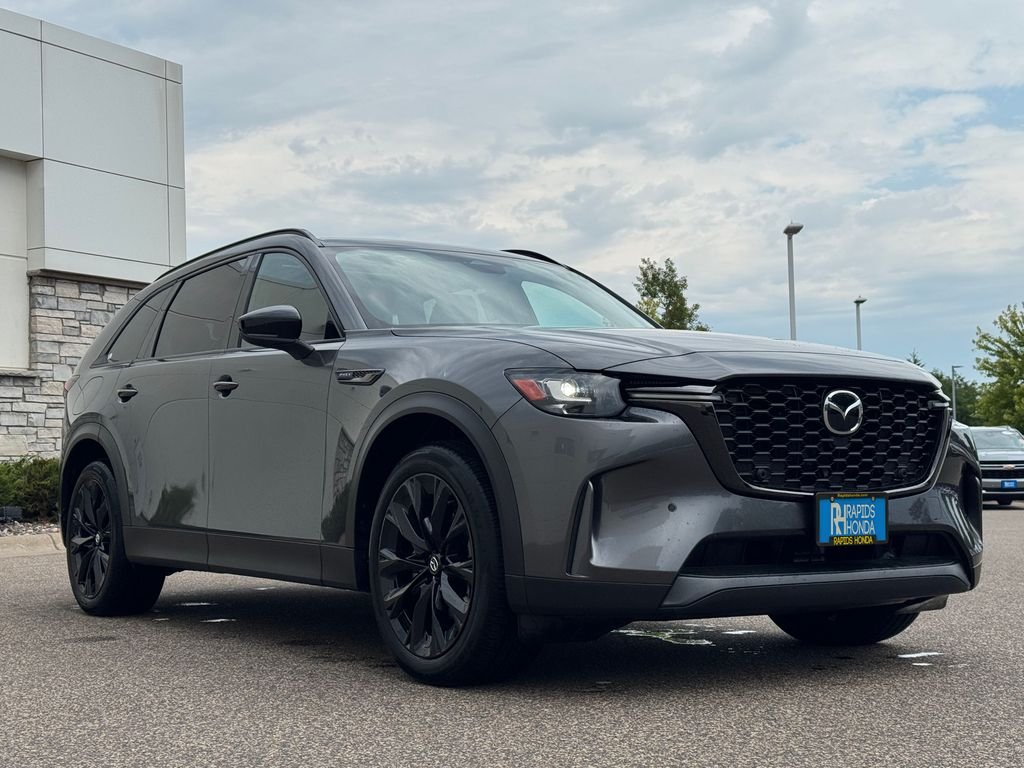 Used 2025 Machine Gray Metallic Mazda Premium PREMIUM PKG-LEATHER/MOON/NAV/21" WHEELS image 3