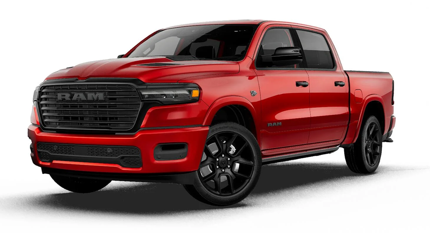 New 2027 Molten Red Pearl-Coat Exterior Paint RAM LARAMIE image 1