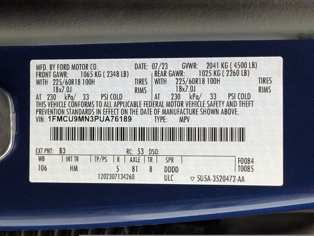 Certified Used 2023 Atlas Blue Metallic Ford ST-Line image 24