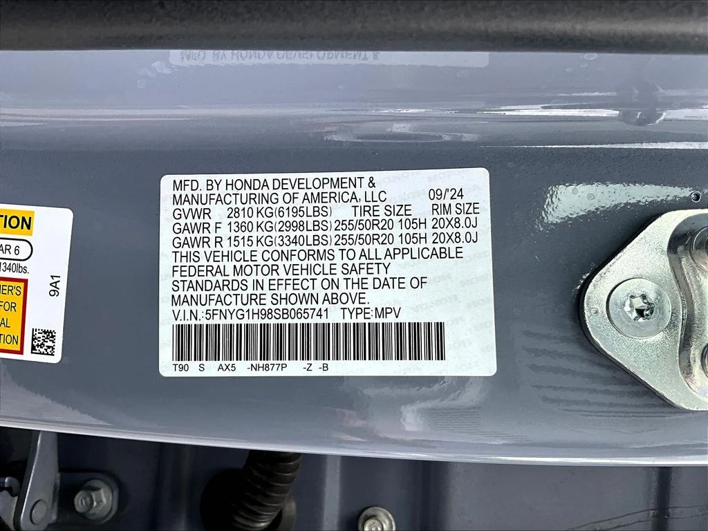 Used 2025 Sonic Gray Pearl Honda Black Edition image 20