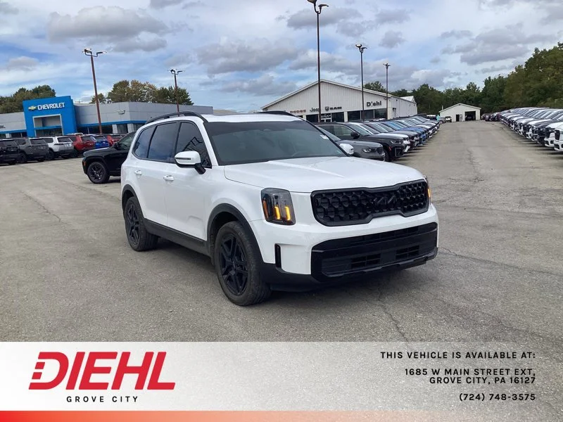 Used 2024 White Kia EX X-Line image 1