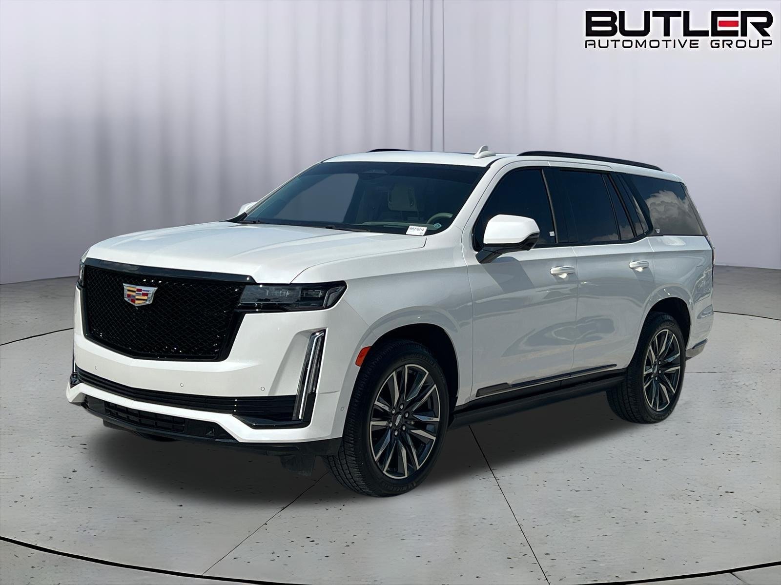 Used 2024 Crystal White Tricoat Cadillac 4WD Sport Platinum image 1