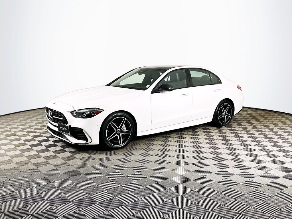 Certified Used 2024 White Mercedes-Benz C 300 image 3