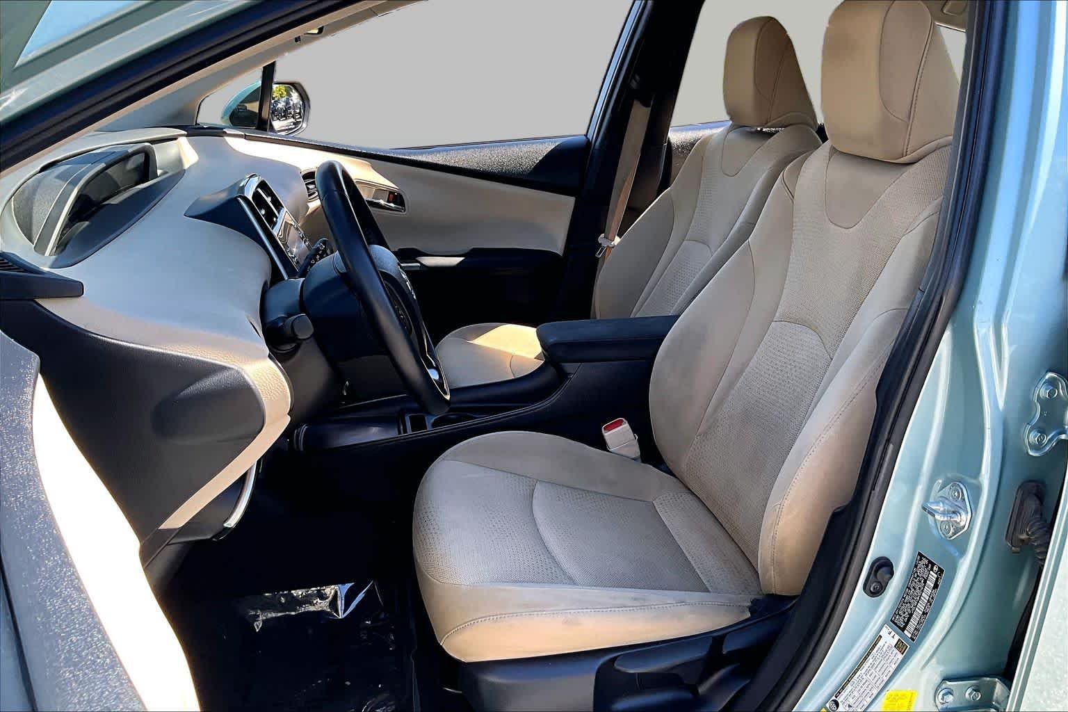 Used 2021 Sea Glass Pearl Toyota LE image 8