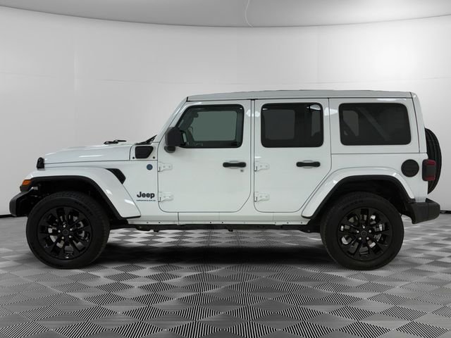 Used 2025 White Jeep Sahara 4xe image 2