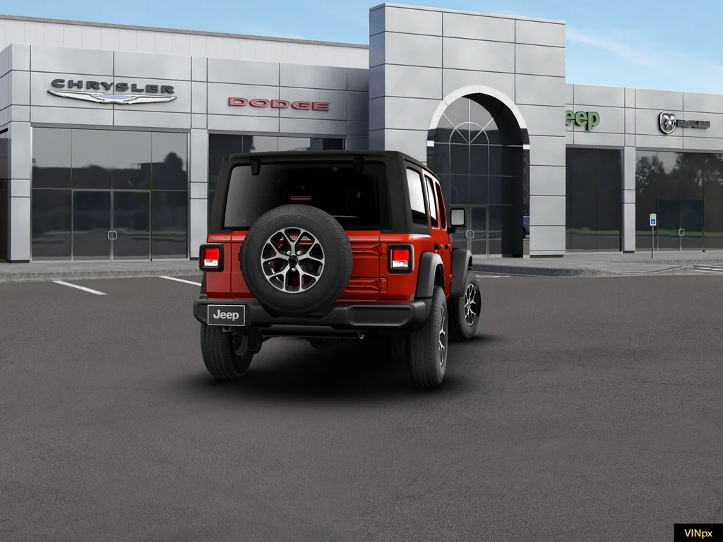 New 2026 Firecracker Red Clear-Coat Exterior Paint Jeep Sport S image 13