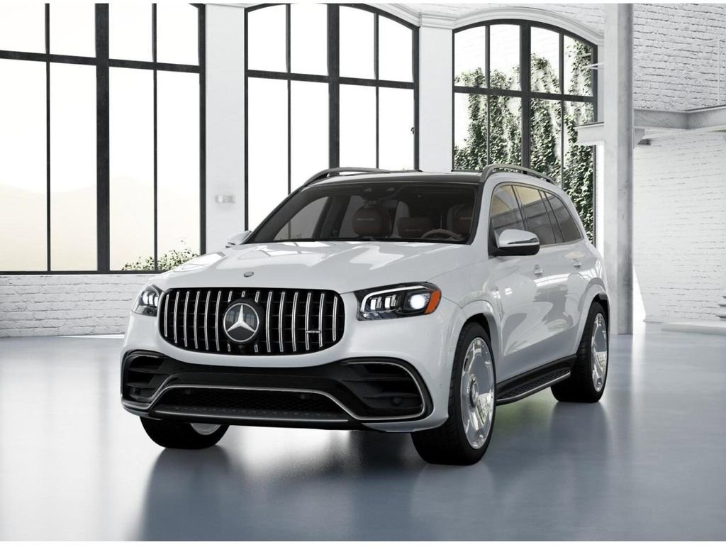 New 2026 MANUFAKTUR Moonlight White Metallic Mercedes-Benz AMG® GLS 63 4MATIC+ SUV image 83