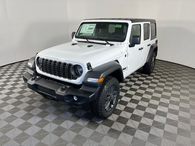 New 2026 Bright White Clear-Coat Exterior Paint Jeep Sport S image 2