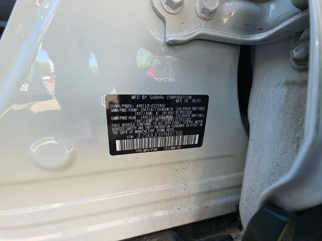Used 2023 White Subaru Sport image 29