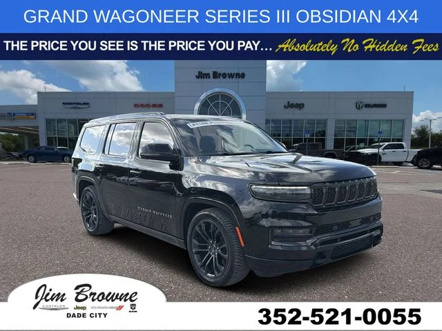 2023 Jeep Grand Wagoneer Series III Obsidian 4WD's photo