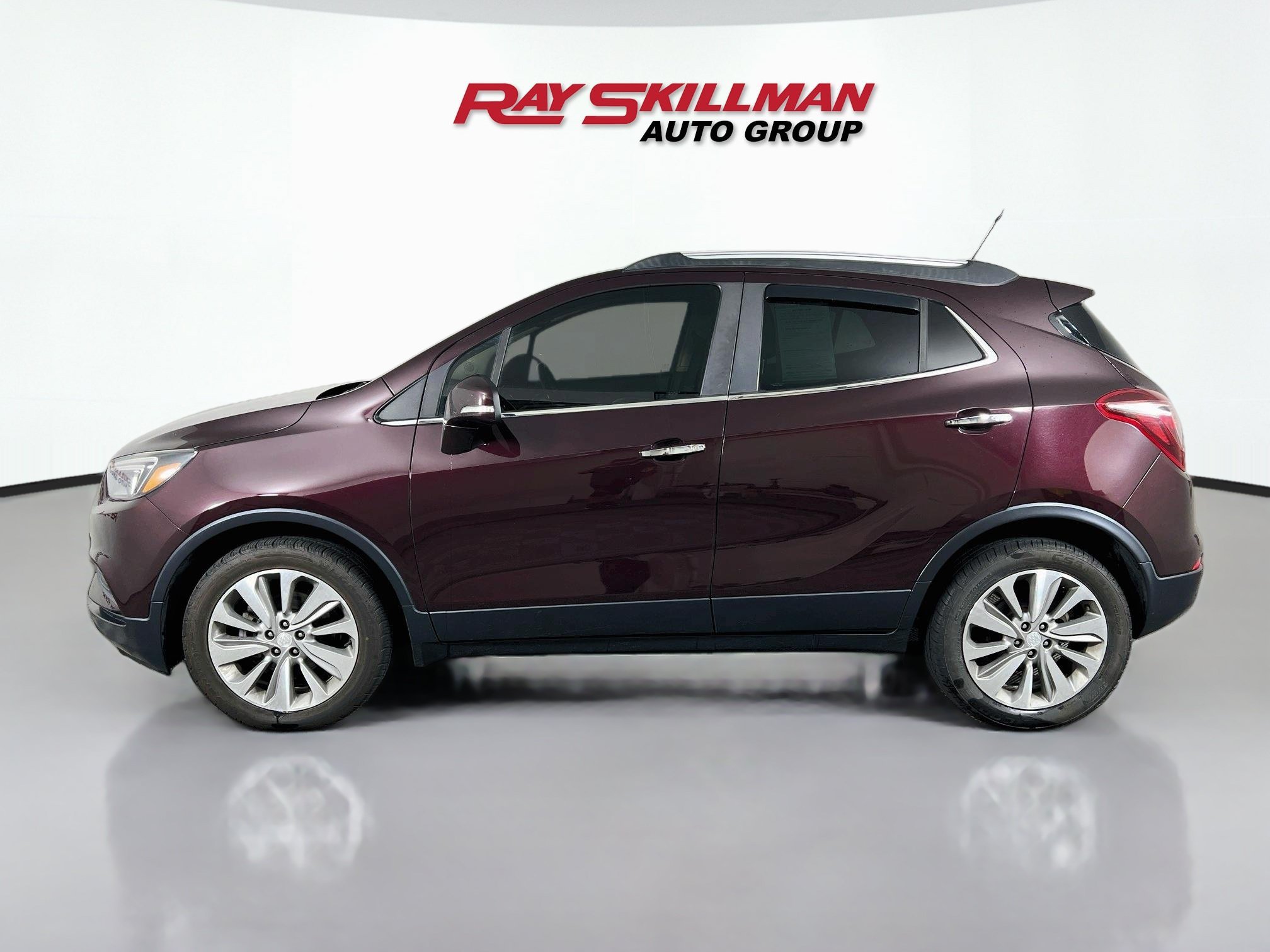 Used 2018 Black Cherry Metallic Buick PREFERRED image 4