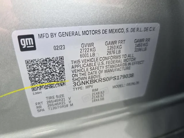 Used 2023 Sterling Gray Metallic Chevrolet RS image 34