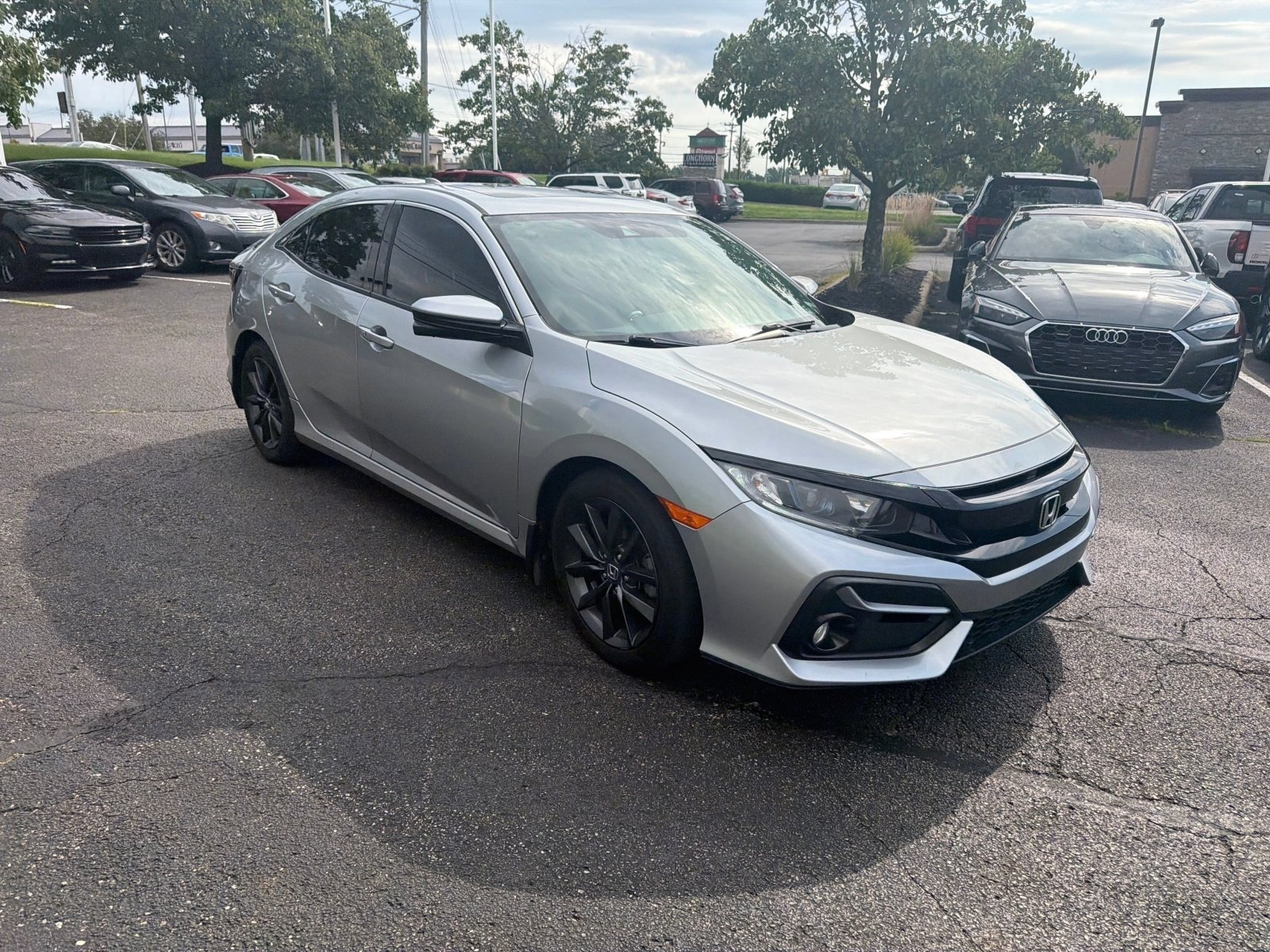 Used 2021 Lunar Silver Metallic Honda EX image 19