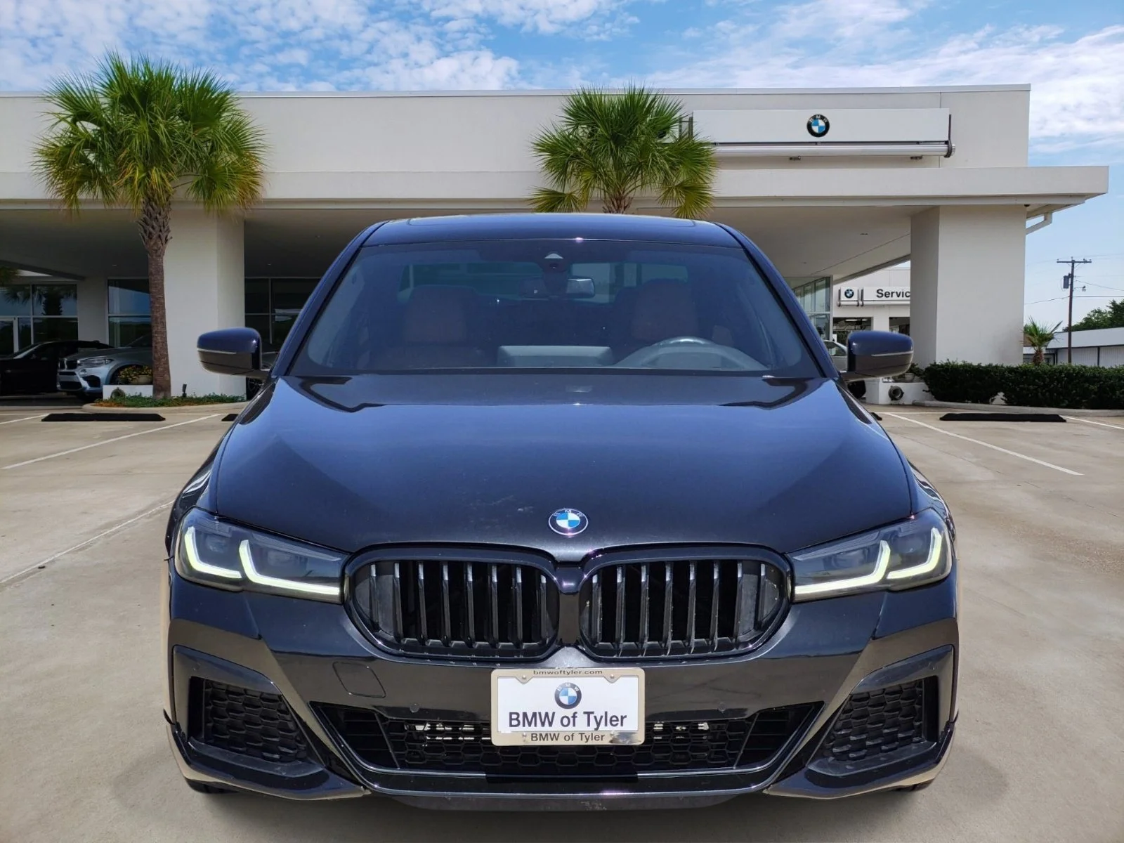 Certified Used 2023 Black Sapphire Metallic BMW 530i image 2