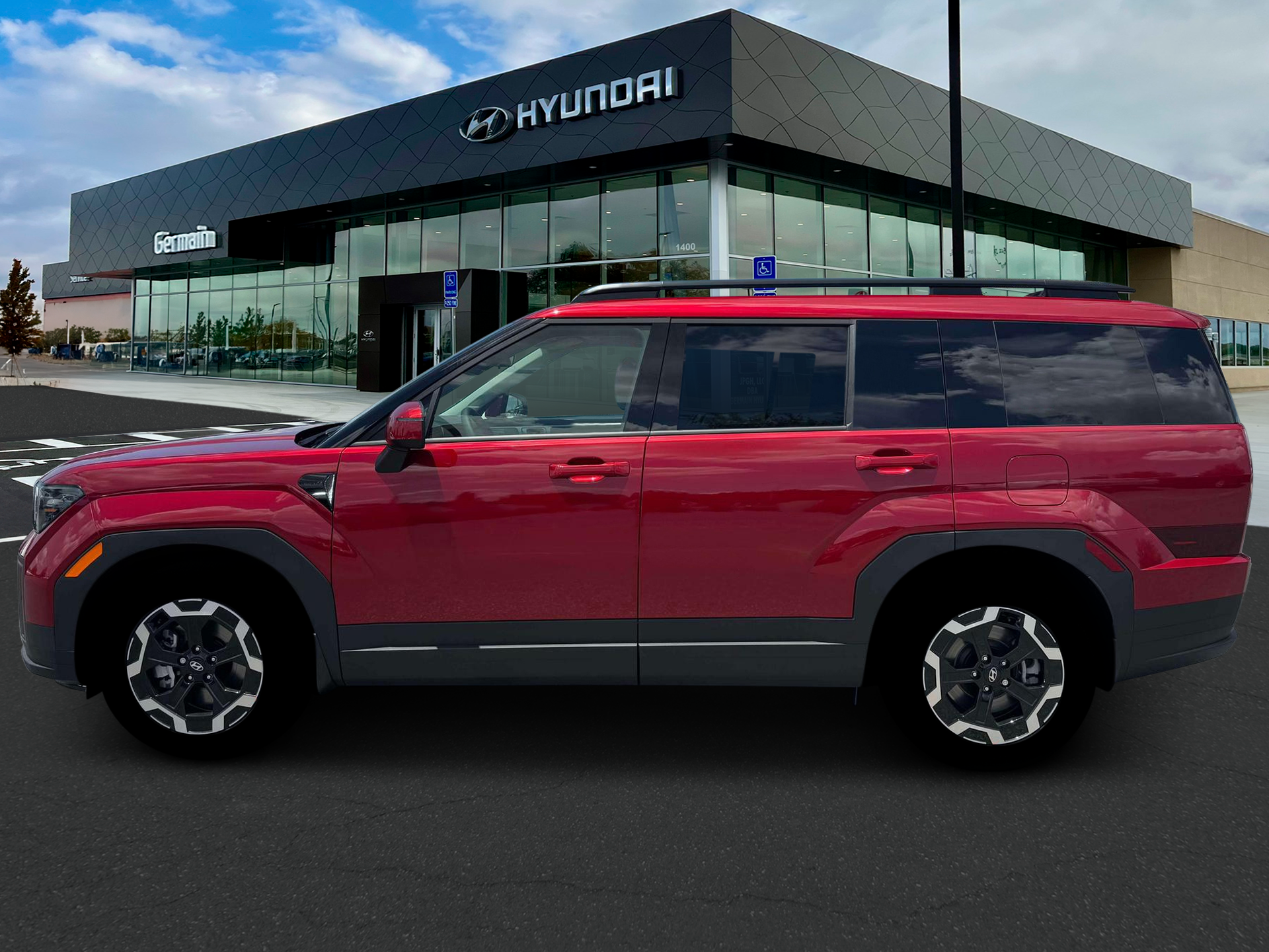 New 2026 Ultimate Red Hyundai SEL AWD image 3