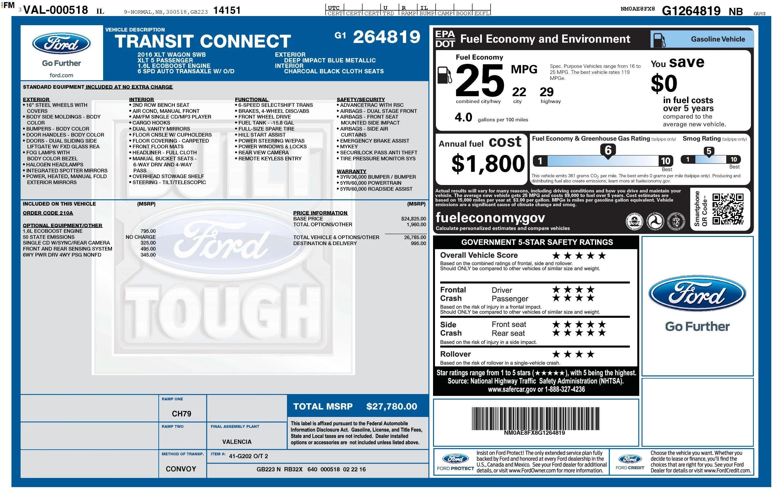 Used 2016 Blue Ford XLT image 15
