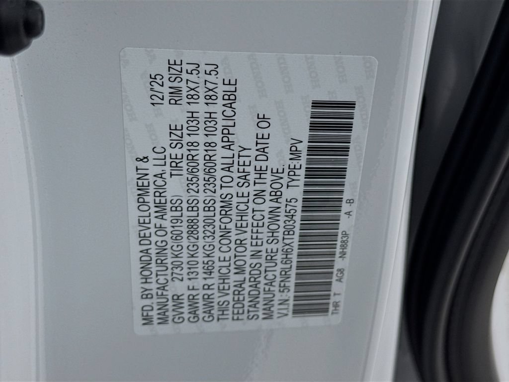 2026 Honda Odyssey EX-L - Photo 87