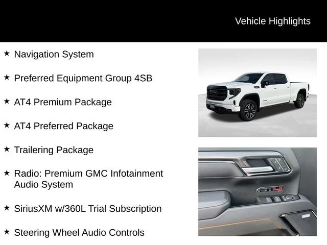 Used 2025 Summit White GMC AT4 image 7
