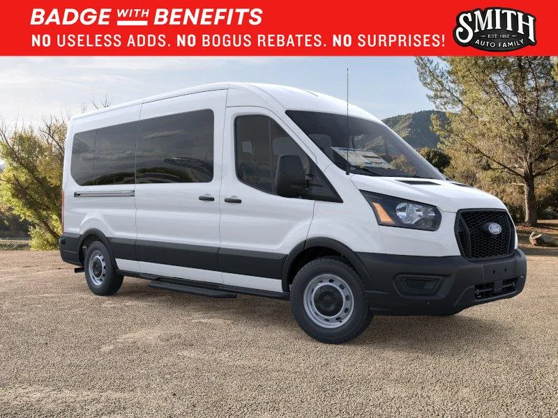 New 2026 Oxford White Ford Passenger Van XL image 8