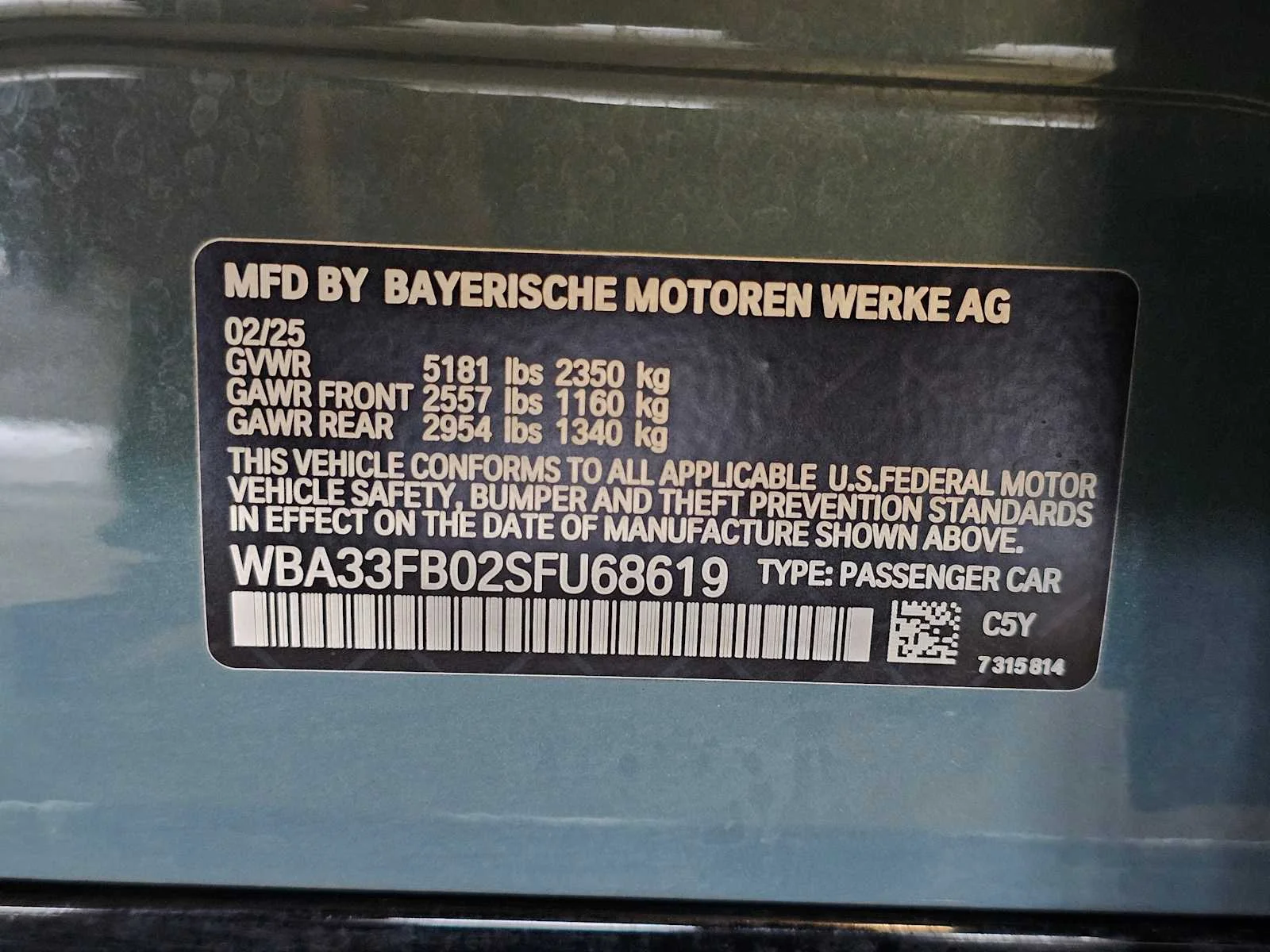 Certified Used 2025 Cape York Green Metallic BMW 430i xDrive image 34