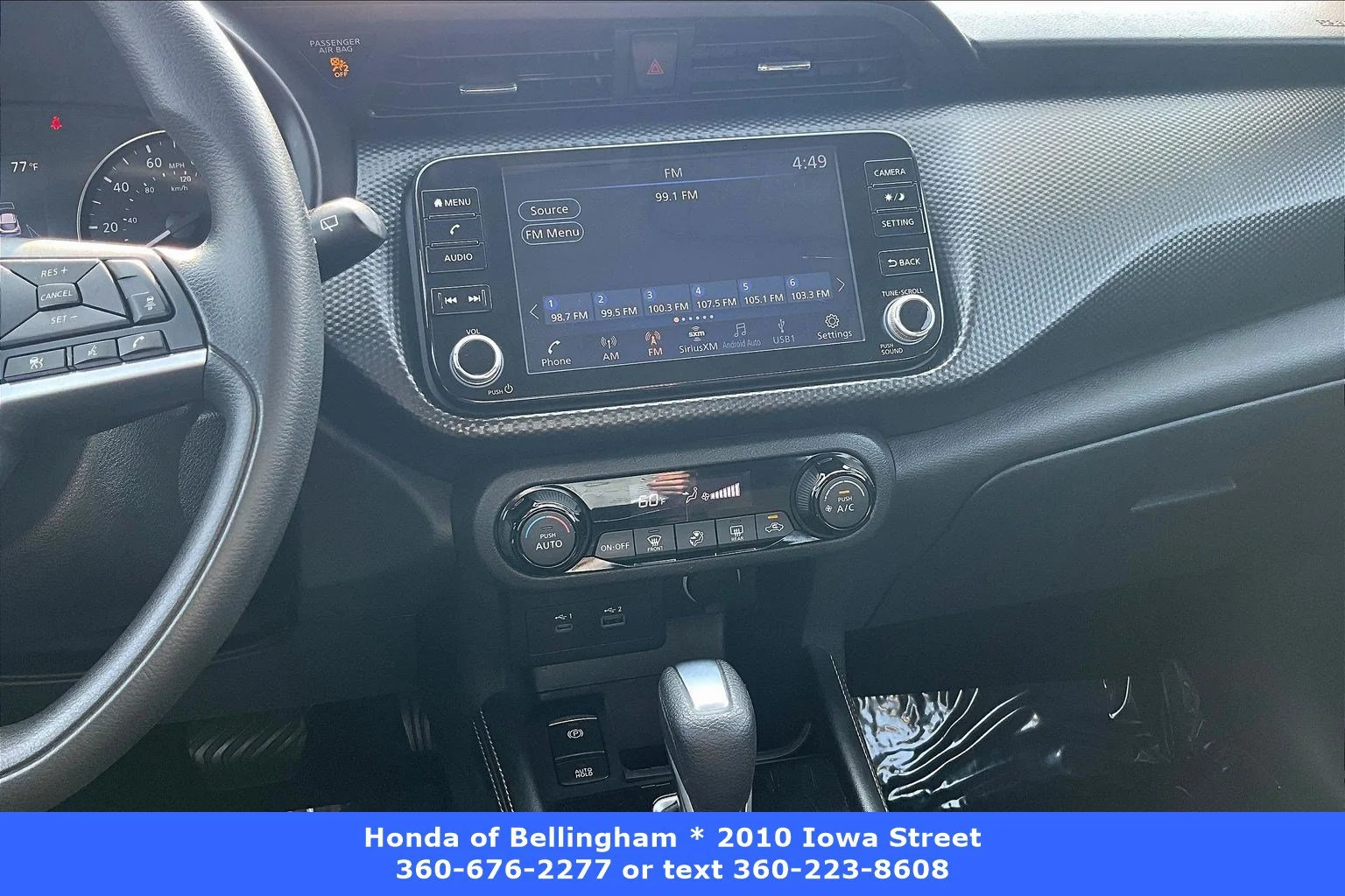 Used 2021 Super Black Nissan SV image 9