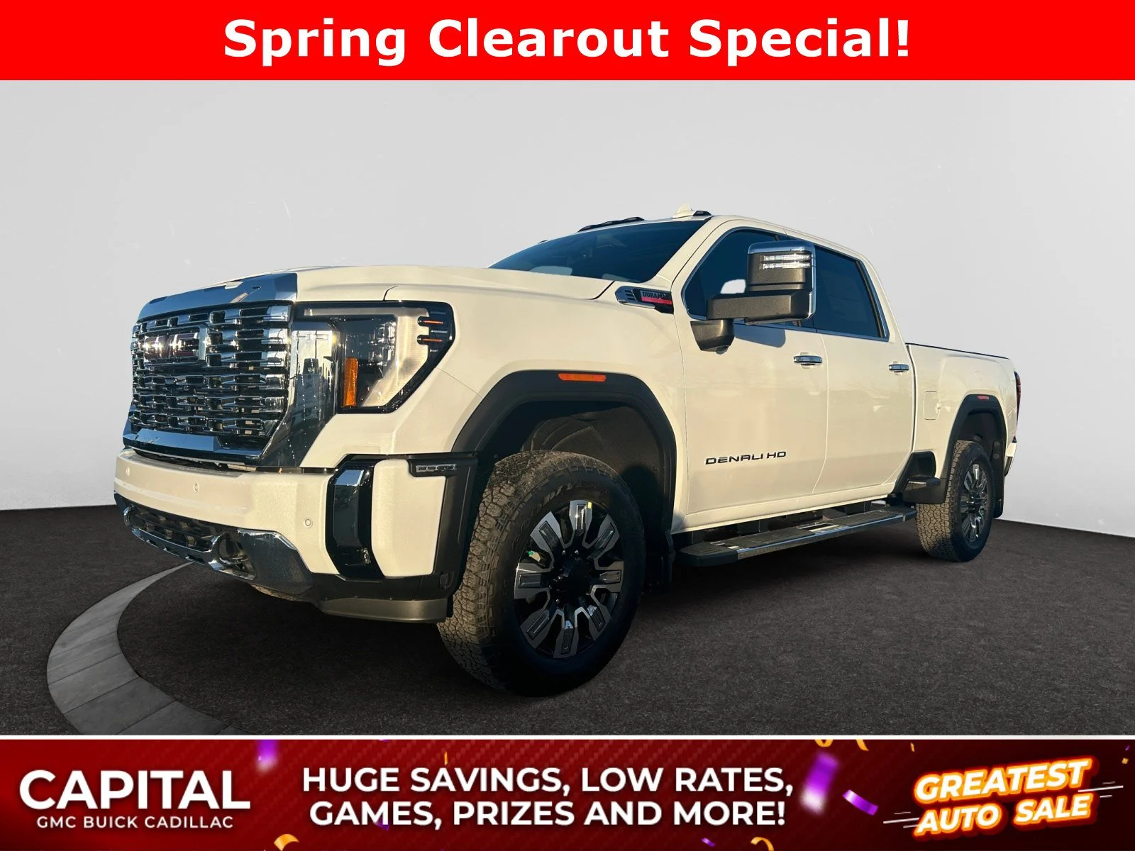 New 2026 Glacier White Tricoat GMC Denali image 1