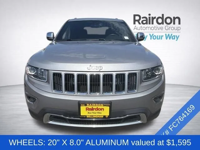 Used 2015 Jeep Grand Cherokee Limited with VIN 1C4RJFBGXFC764169 for sale in Bellingham, WA