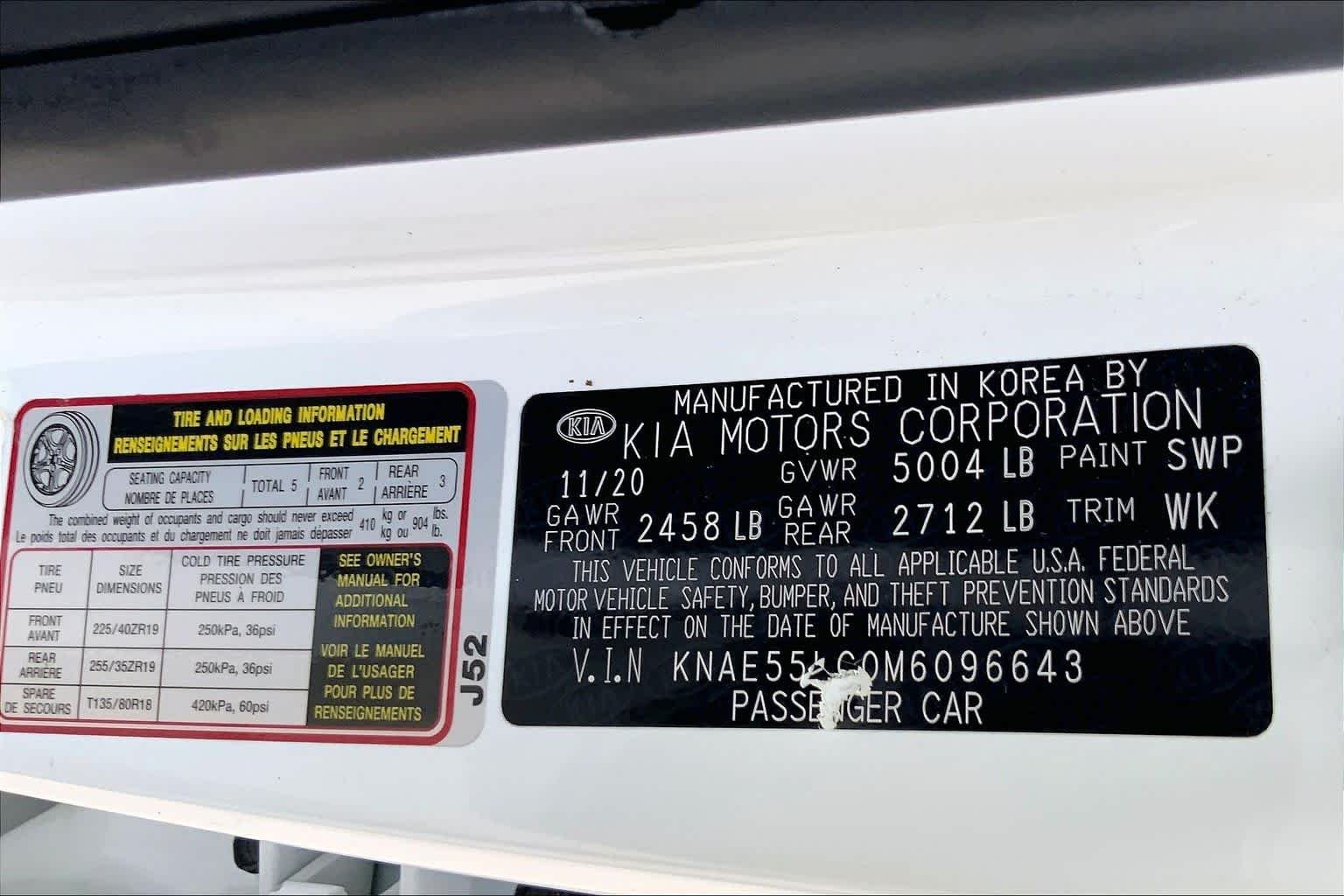 Used 2021 Snow White Pearl Kia GT2 image 32