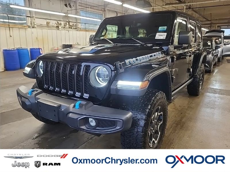 Used 2023 Black Clearcoat Jeep Rubicon image 1