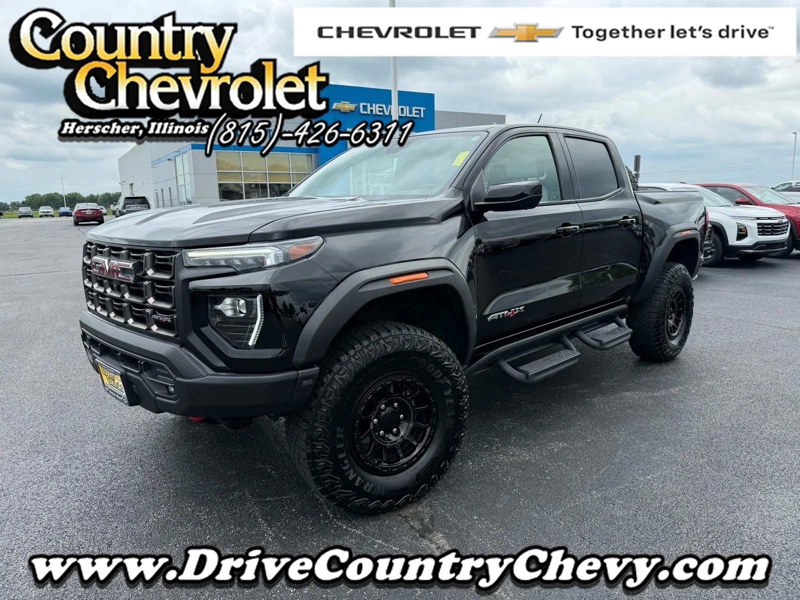 Used 2024 Onyx Black GMC AT4X image 1