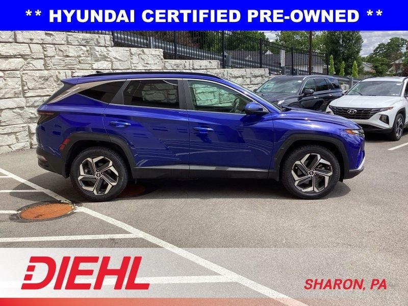 Certified Used 2022 Blue Hyundai SEL image 8