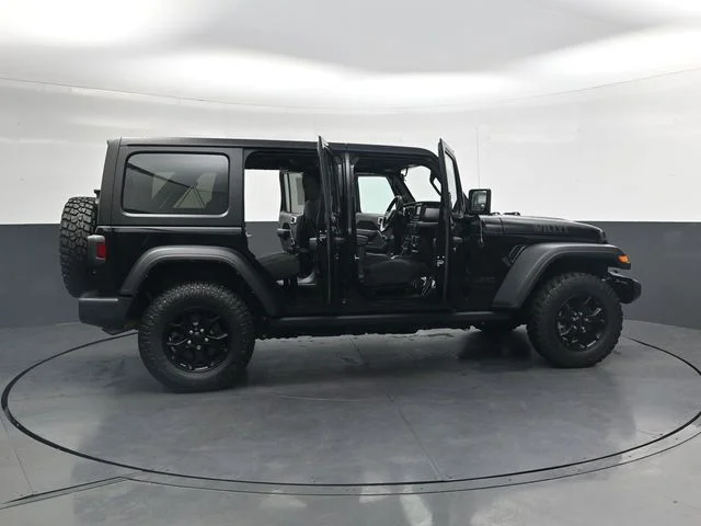 Used 2022 Black Clearcoat Jeep Unlimited Willys image 41