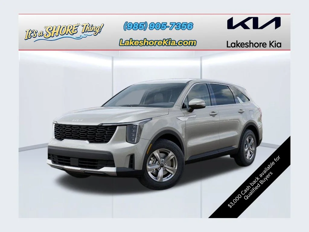 New 2026 Ivory Silver Kia LX image 1